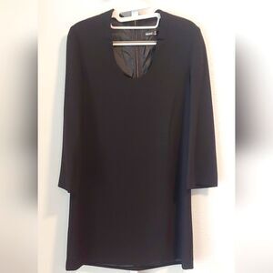 Kensie Long Sleeve Mini Dress Sz 6 Black